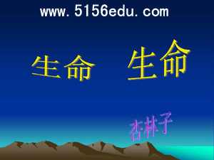 《生命,生命》ppt课件12