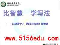 《比智慧》——《三国演义》《智取生辰纲》ppt课件1